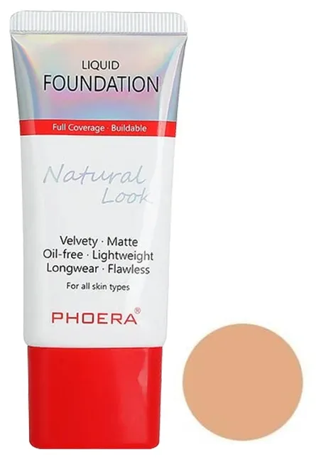 Base Naturais Phoera Pó Líquido 103 Pêssego Quente - 30ml