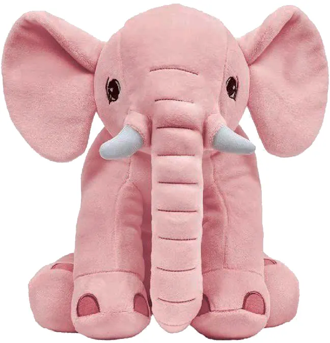 Pelúcia Elefantinho Buba 10744 Rosa (30cm de altura)