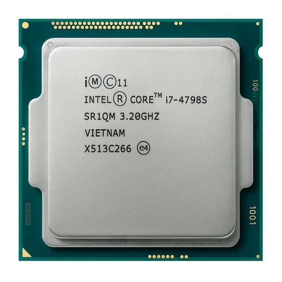 Processador Intel 1150 i7 4790 3.6 GHZ sem Cooler sem Ventoinha sem Gráfico Integrado i7-4790