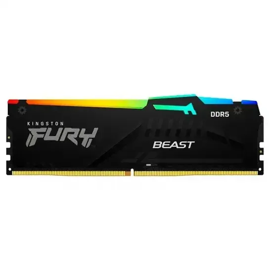 Kit de Memória DDR5 8GB 6000 Kingston Fury Beast RGB