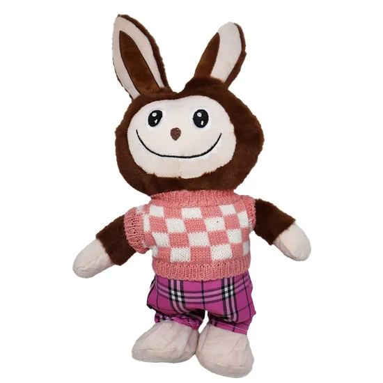 Boneco de Pelúcia Labubu Fala e Anda - com 3 Pilhas (AA)