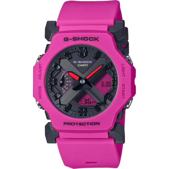 Relógio Casio G-Shock GA-2300-4ADR Masculino Analógico/Digital - Rosa/Preto