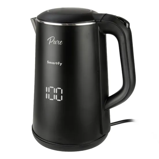 Jarra Elétrica Smartfy Pure JE03B - 1.6L - 1500W - 220V 50/60HZ - Tela Sensível ao Toque - Preto