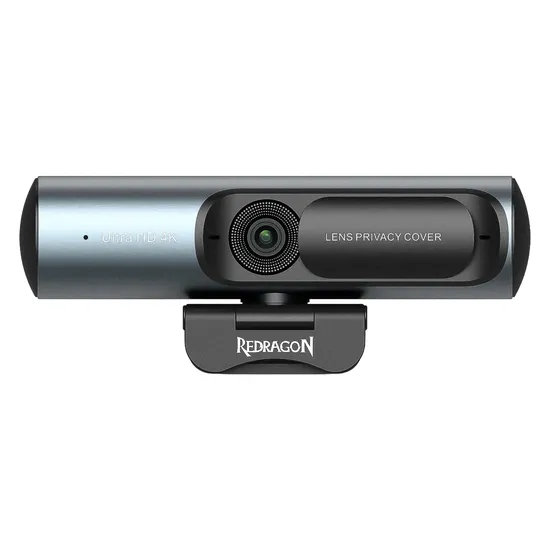 Webcam Redragon Cyberlens GW911 Ultra HD 4K Microfone Integrado - Preta