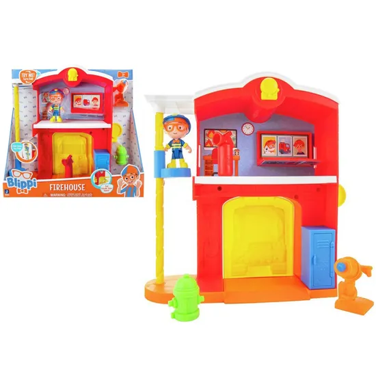 Conjunto de Jogos Estação de Bombeiros Jazwares Blippi