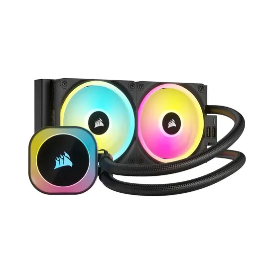 Cooler Líquido Corsair CW-9061001-WW Icue Link H100I RGB Preto