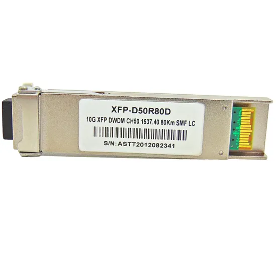 Kit F. M XFP 10G 80KM LC 1537.40 CH50 D50R80D com Cisco Mux-Demux
