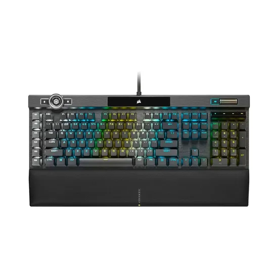 Teclado Gamer Corsair CH-912A014-Na K100 RGB Preto