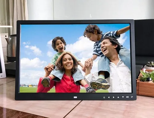 Porta-retrato Digital de LCD LED 17" PS-DPF1703 Full HD Bivolt