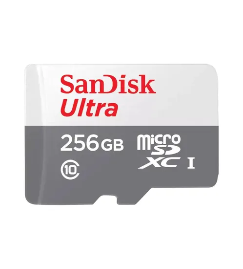 Cartão de Memória Micro SD Sandisk 256GB UHS-I SDXC Ultra 100MB/s