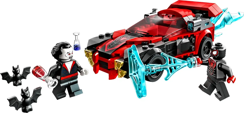 Jogo Lego Marvel Homem-Aranha Miles Morales vs Morbius - 76244 (220 Peças)