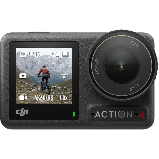 Câmera de Ação Dji Osmo Action 4 Standard Combo - 27MP - 4K - À Prova D'Água - Preto