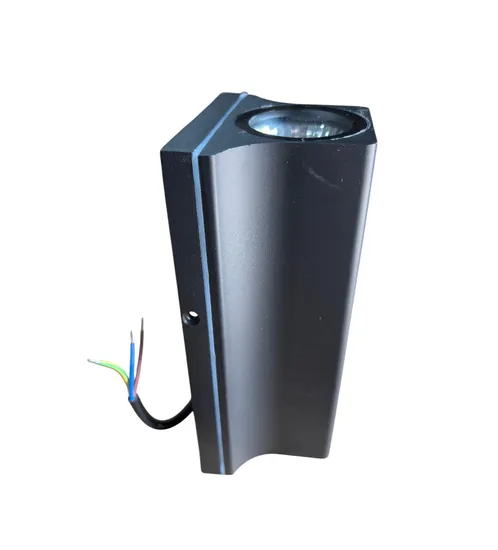Luminária Arandela Externa Luz LED Cob 2x 7W QK-BD-808F-2