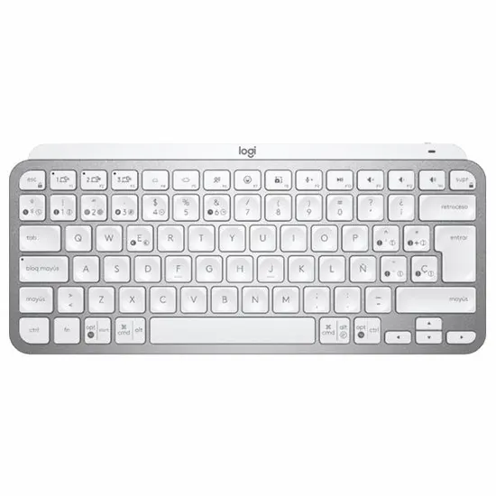 Teclado Logitech MX Keys 920-010477 Cinza Wireless Mini