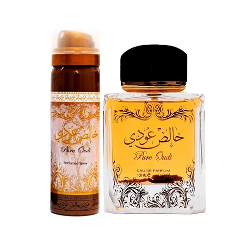 Perfume Lattafa Pure Oudi Edp 100ML + Desodorante