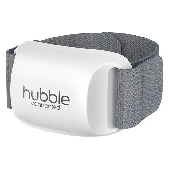 Monitor de Sono Hubble Connected Guardian Wifi SPO2 - Branco e Cinza