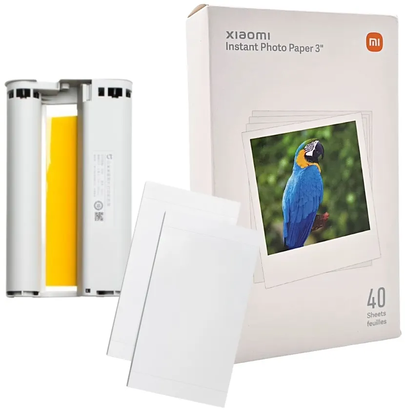 Papel Fotográfico Instantâneo Xiaomi 3" (40 Folhas)