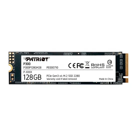 Disco SSD M.2 128GB Nvme Patriot P300P128GM28 2280 2100MBS