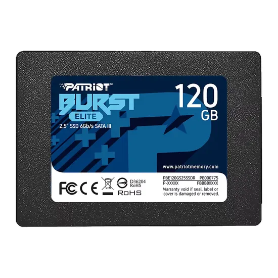 SSD Patriot Burst Elite 120GB 2.5" SATA 3 - PBE120GS25SSDR