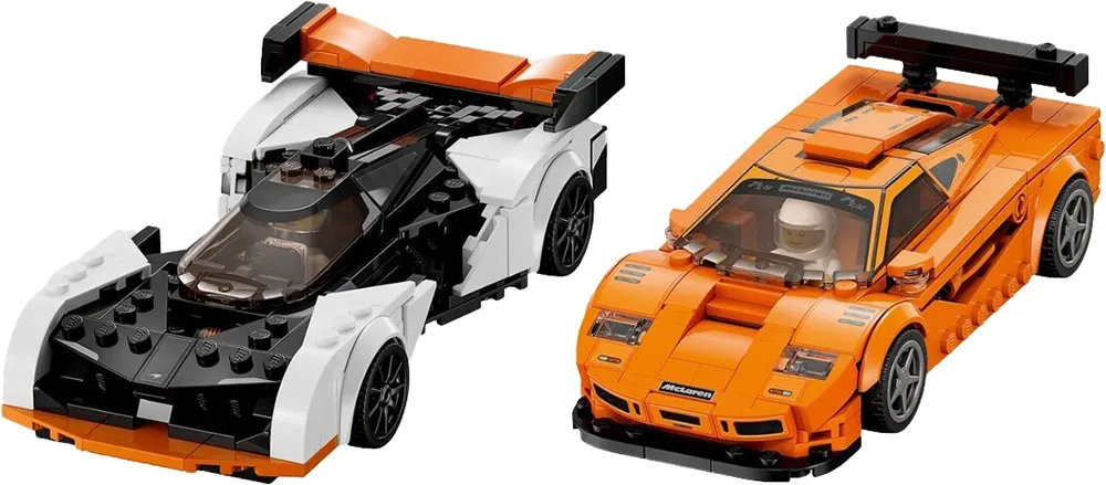 Jogo Lego Speed Champions McLaren Solus GT e McLaren F1 LM - 76918 (581 Peças)