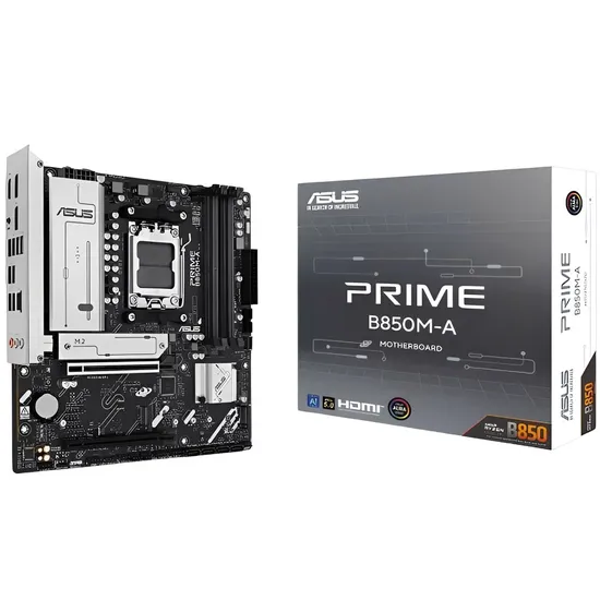 Placa-Mãe Asus Prime B850M-A AM5 DDR5
