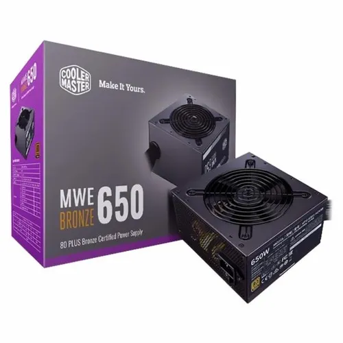 Fonte 650W Cooler Master Mwe V2 MPE-6501-Acaaw Bro Bronze V3/ATX3.0/ACAAW-3BUS