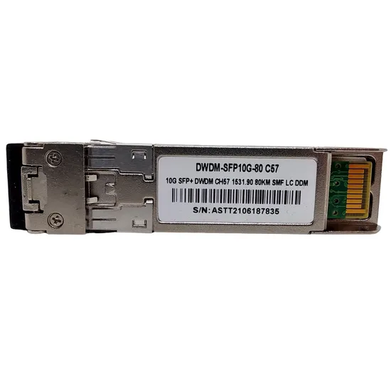 Cabos F. M SFP+ 10G 80KM DWDM-SFP10G 1531.90 C57 com Cisco Mux-Demux