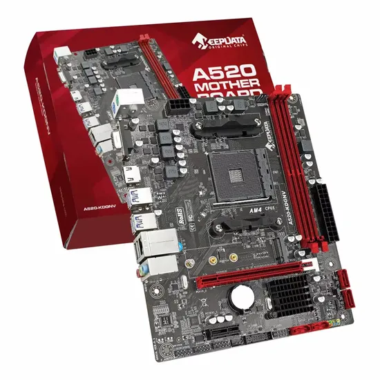 Placa-mãe Keepdata A520-KDGNV DDR4 Socket AM4 Chipset AMD A520 Micro ATX