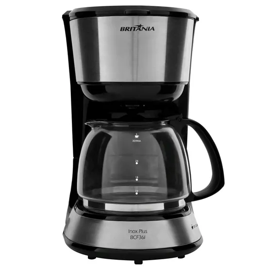 Cafeteira Britania BCF36I - 30 Cafés / Preto / 110V