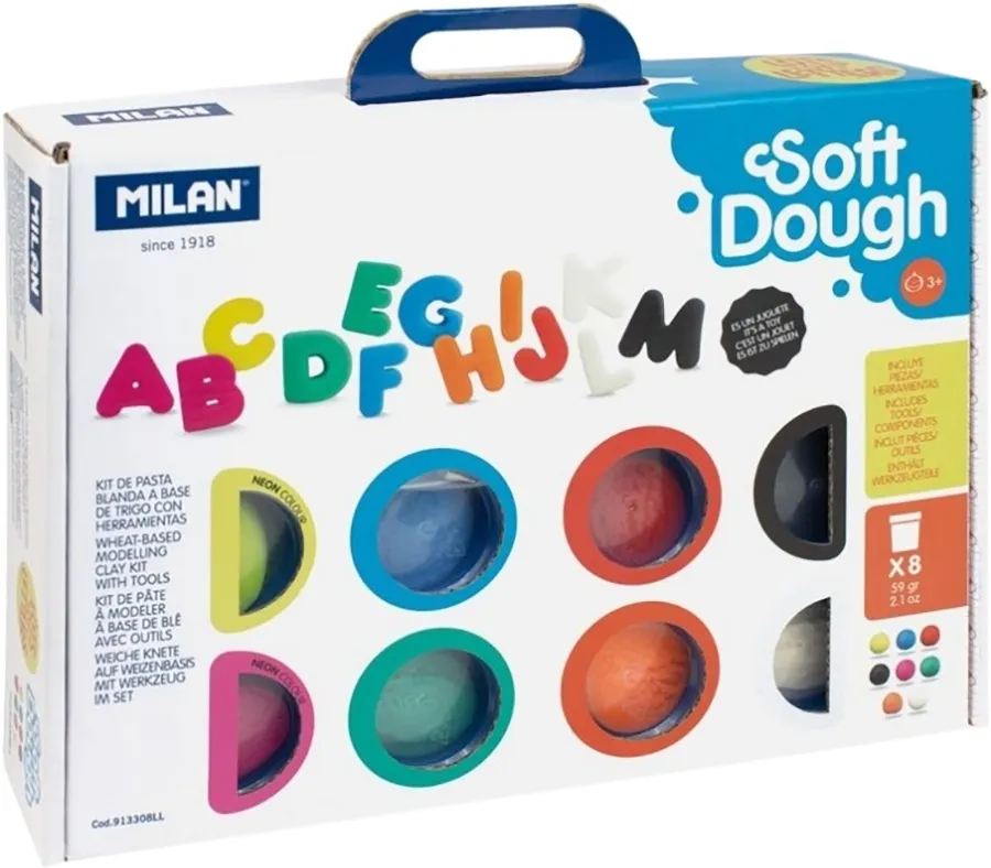 Letras de Massa Macia Milan - 913308LL (8 x 59g)