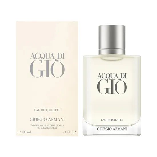 Perfume Giorgio Armani Acqua Di GiÒ Homme Recarregável Eau de Toilette 100ml