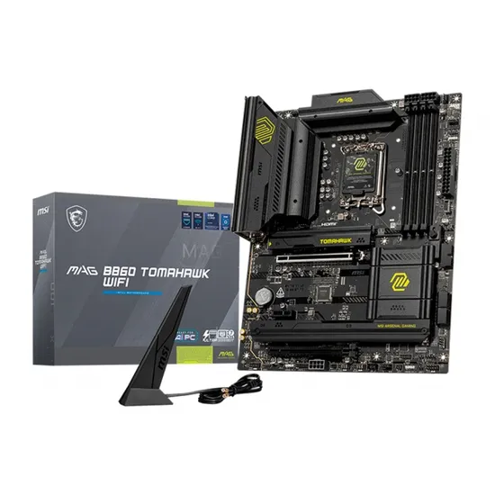 Placa-mãe 1851 MSI B860 Mag Tomahawk Wifi DDR5/M.2/HDMI/DP