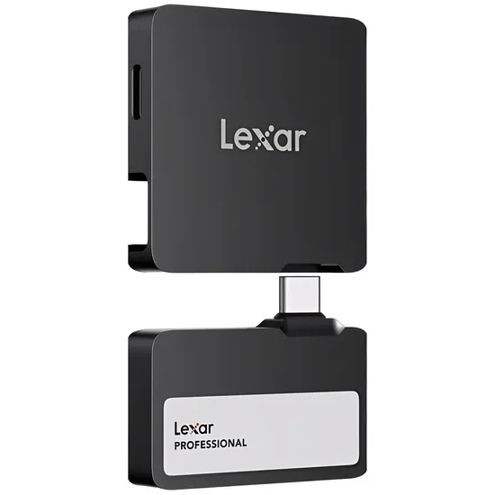 SSD Externo Portátil Lexar Go SL400 1TB 1050/1000 MB/s - Preto (LSL400S001T-RNBNG)