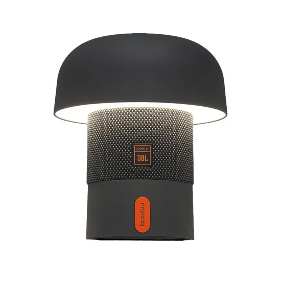 Caixa de Som Kooduu Lamp Sensa Play Mini Sound BY JBL - Bluetooth - 8W - LED - Cor Antracita