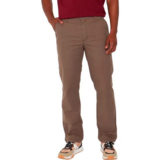 Calça Jeep Masculina Classic Chino 36 Marrom – JMN1BROWN1