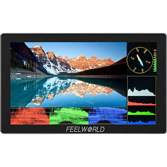 Monitor Feelworld P6X 5,5" 4K - Preto