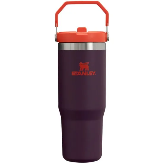 Garrafa Térmica Stanley The Iceflow Flip Straw Tumbler 887ml - Ameixa
