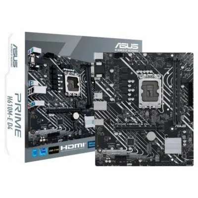 Placa-mãe Asus Prime H610M-E D4 com VGA, HDMI, M.2 e DDR4 MB 1700