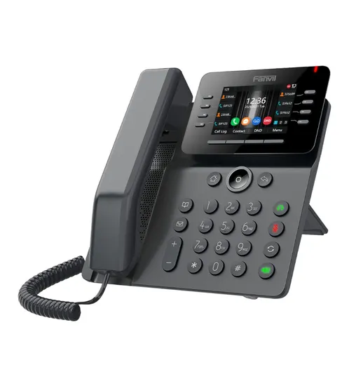 Telefone Fansil V64 Prime IP LCD para Empresas 12 Linhas Wifi