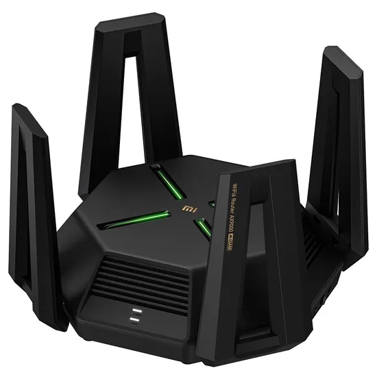 Roteador Gamer Xiaomi Mi Router AX9000 Tri-Banda WI-FI-6 Preto 34289-DVB4304GL-RA70