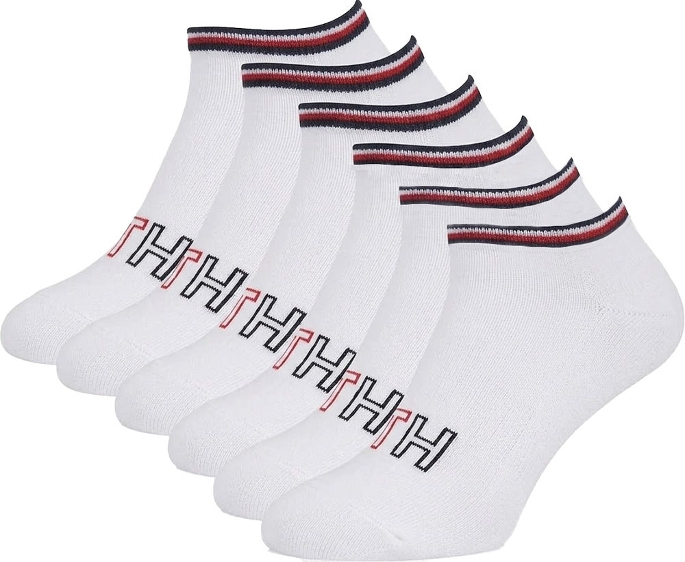 Meias Tubulares Tommy Hilfiger TVW213LN02 001 - Feminino (6 Pares)