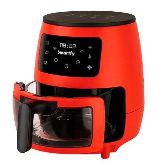 Fritadeira Elétrica Air Fryer Smartfy AF03R 220V Vermelha 3.6L Digital