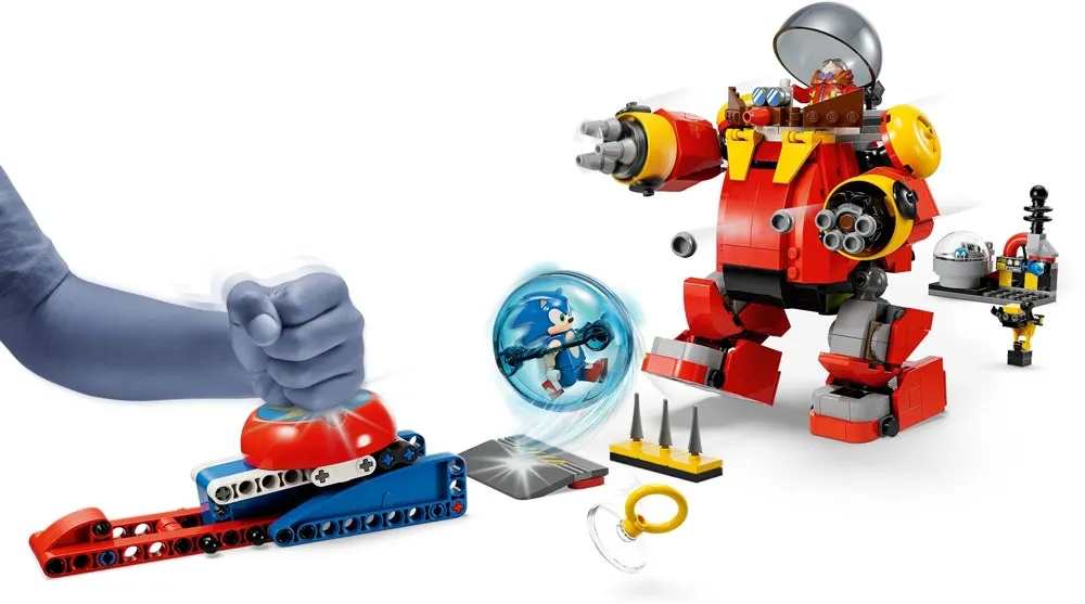 Lego Sonic The Hedgehog Sonic vs. Robô do Ovo da Morte do Dr. Eggman - 76993 (615 Peças)