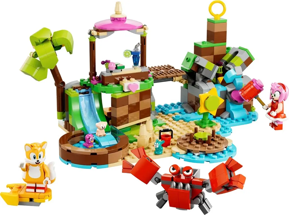LEGO 76992 Ilha de Resgate Animal da Amy 388 PCS
