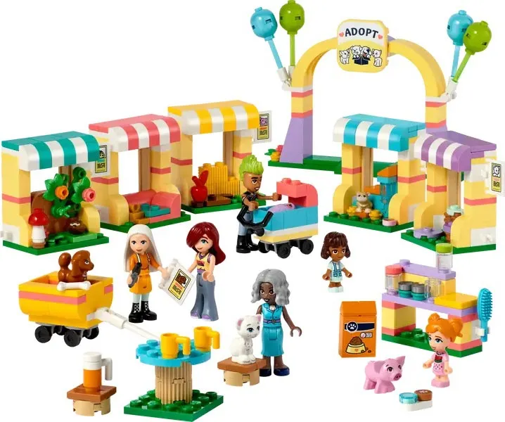Jogo Lego Friends Dia da Adoção de Animais de Estimação - 42615 (400 Peças)