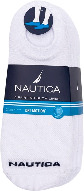 Meias Nautica NAM211LN01002 - Unissex (6 Pares)