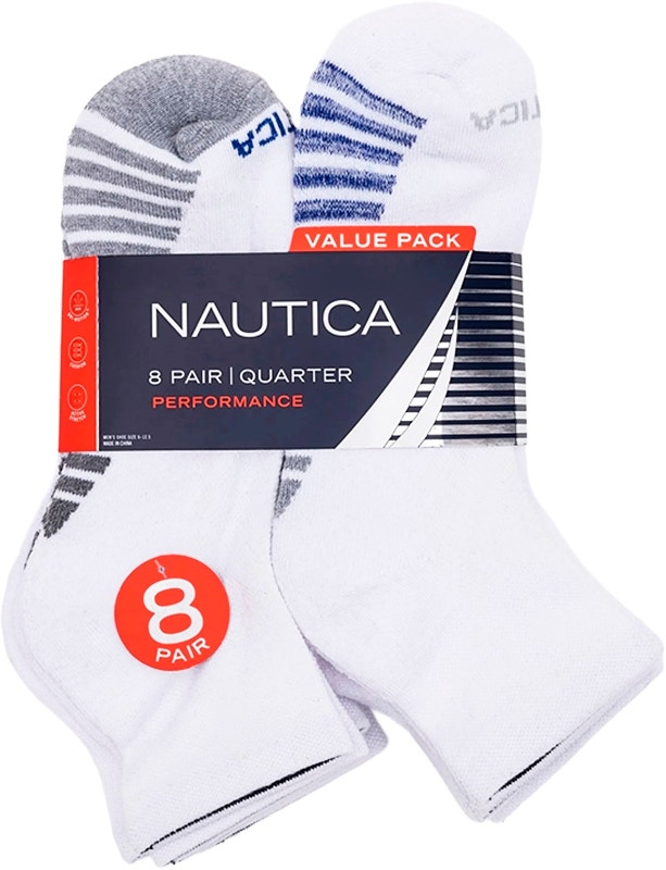 Meias Nautica NAM211QT03002 - Unissex (8 Pares)