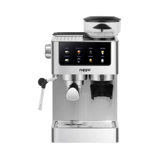 Cafeteira Espresso Nappo Barista Deluxe 6 Em 1 NEC-339 220V Prata