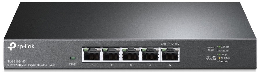 Hub Switch TP-Link 5 Portas TL-SG105-M2 2.5G Multi-Gigabit