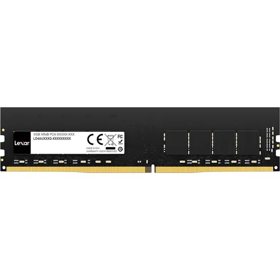 Memória RAM DDR4 Lexar 3200 MHz 16 GB LD4AU016G-B3200GSST - Preto